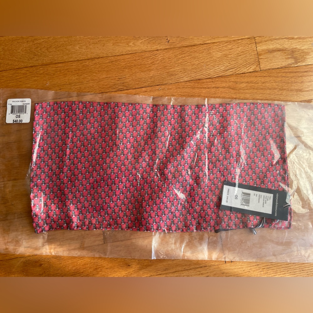 NWT - Vineyard Vines Pocket Square and Bow Tie: Anchor Print